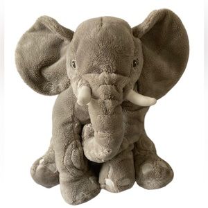 IKEA Klappar Elephant 11” Plush Stuffed Animal 16631 Sewn Eyes.